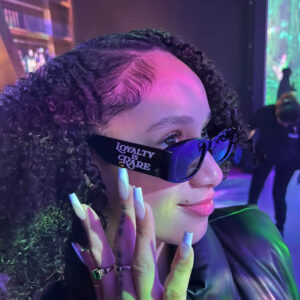 Loyalty Is Rare® | Black Sunglasses (Black Lenses)
