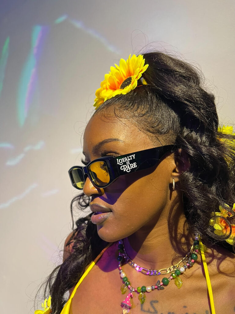 Loyalty Is Rare® | Black Sunglasses (Yellow Lenses)