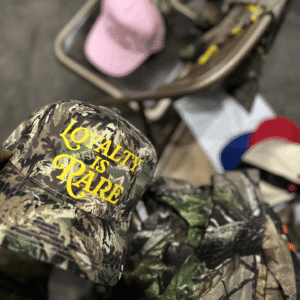 Loyalty Is Rare (YL) | Hunting Camo Trucker Cap