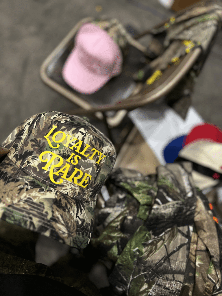 Loyalty Is Rare (YL) | Hunting Camo Trucker Cap